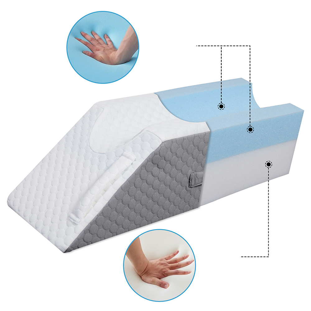 Bantal kaki busa memori beralur