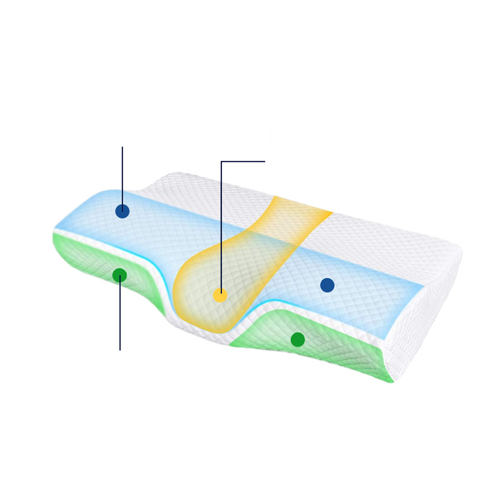 Bantal memory foam berbentuk kupu-kupu