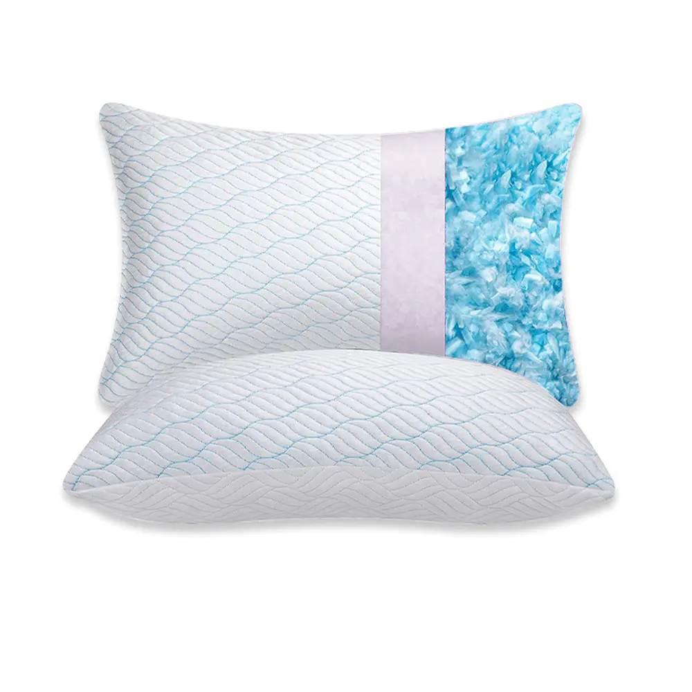Bantal spons busa memori gel sutra es