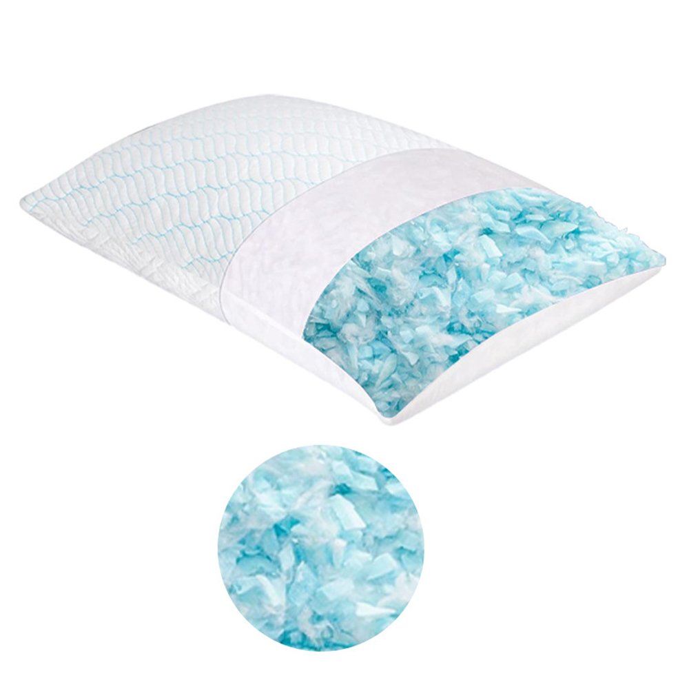 Bantal spons busa memori gel sutra es