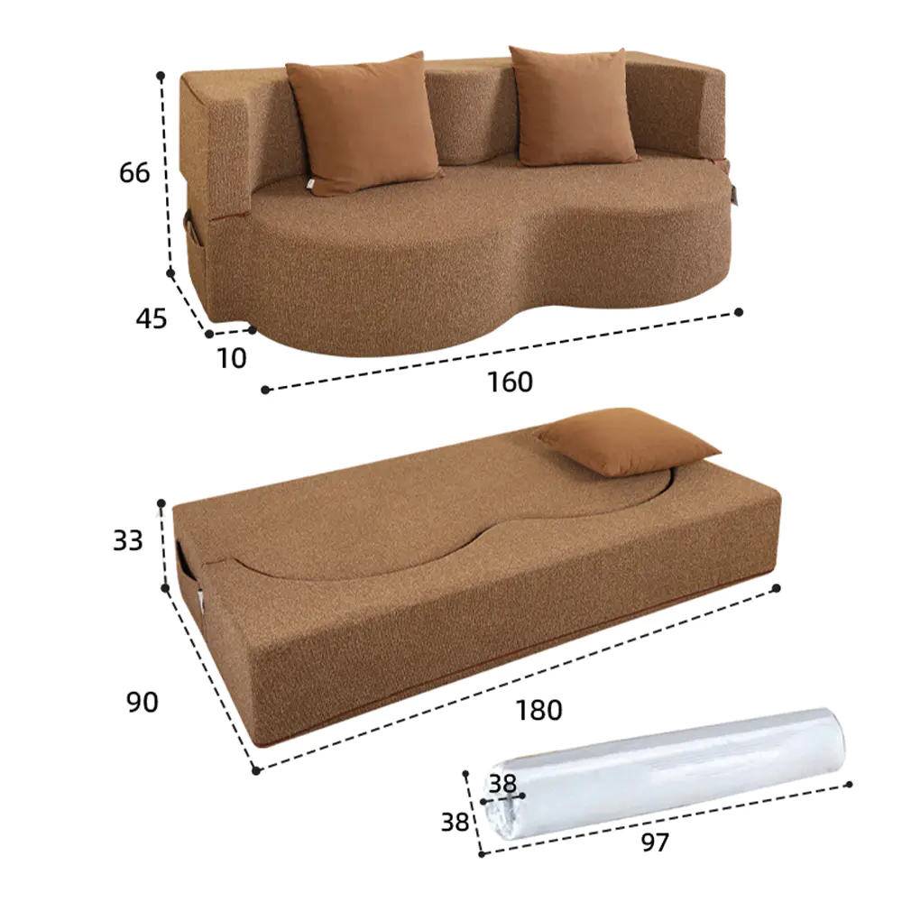 Sofa ganda yang dapat dilipat