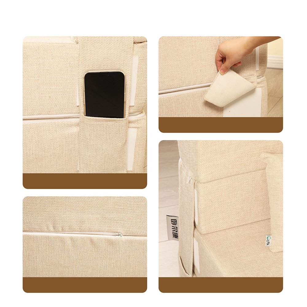 Sofa lipat berwarna putih