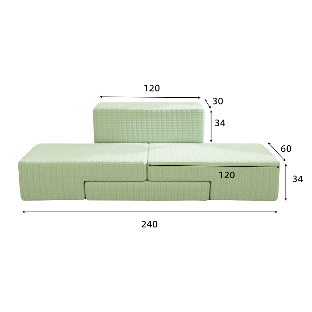 Sofa modular untuk banyak orang